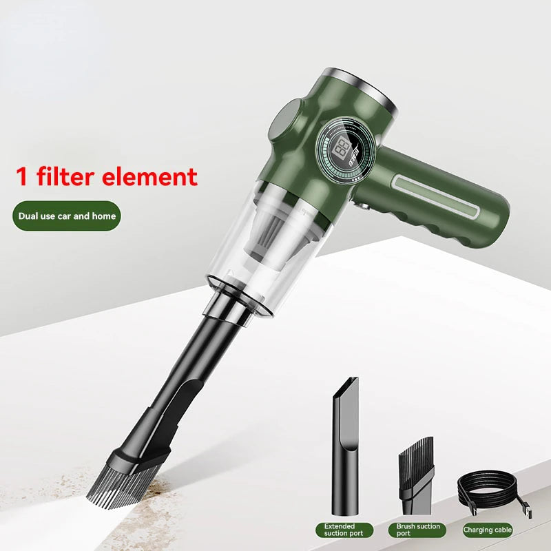 Car Hand Wireless Vacuum Cleaner,  Multifunctional High Power Wet And Dry Vacuum Cleaners Aspirator Cleaning Dust Removal