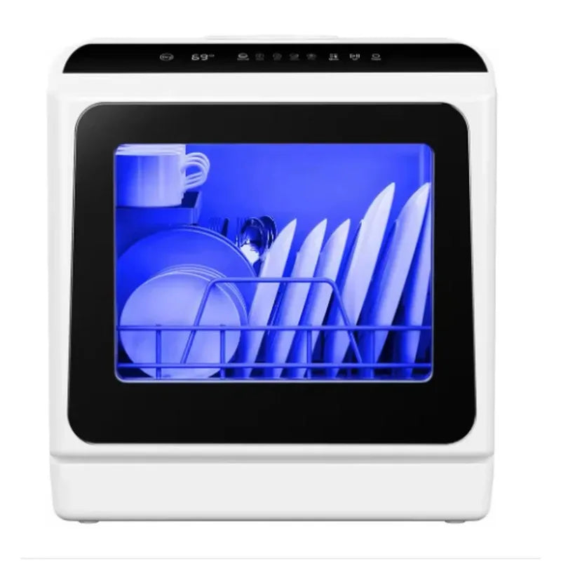 Mini portable dishwasher countertop compact dishwasher, desktop small dishwasher with 5L built-in water tank GN781TB