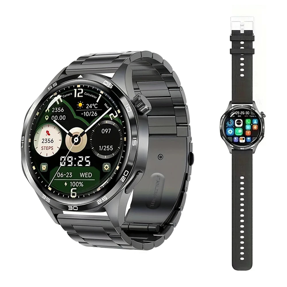 Smart Watches for Men, 1.52" HD AMOLED Fitness Tracker with 110+ Sport Modes, 24/7 Heart Rate Sleep Monitor , IP68 Waterproof