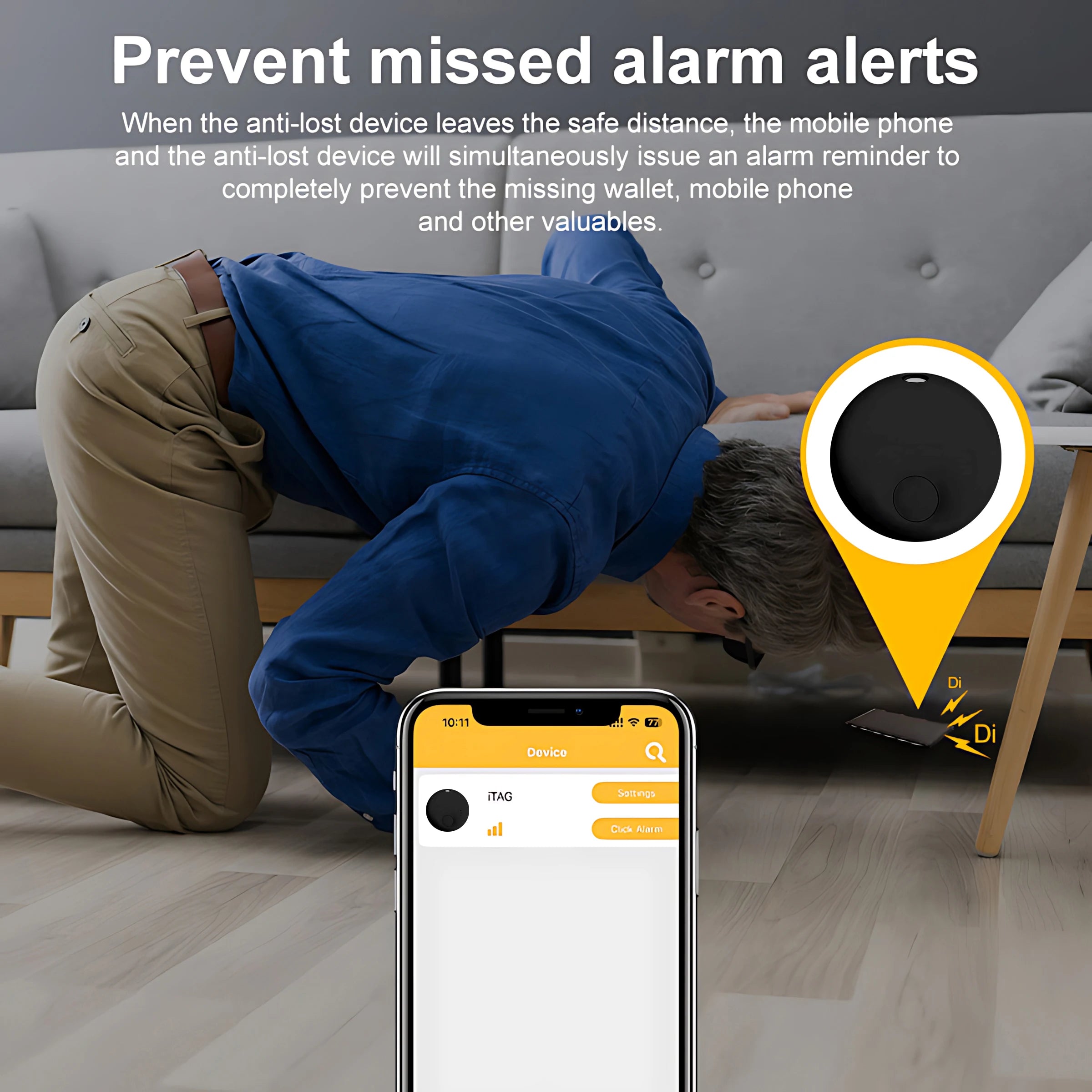 Mini GPS Tracking Device Tag Key Child Finder Dog Pet Tracker Location Bluetooth Tracker Smart Tracker Vehicle Anti-lost Device