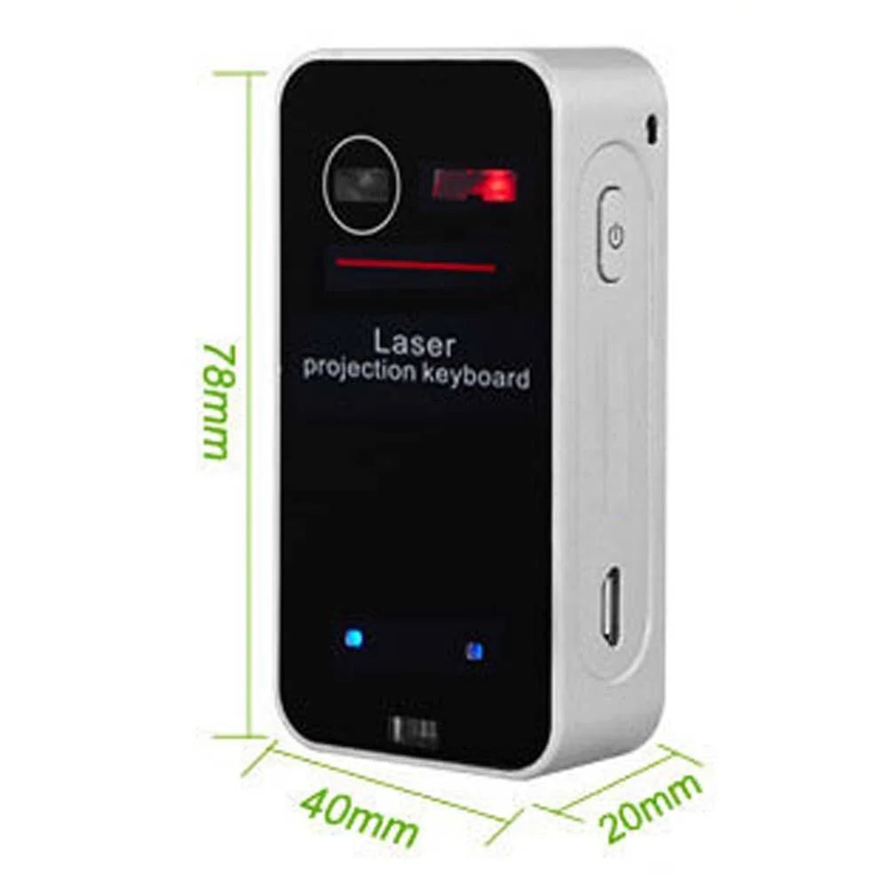 Hot Mini Laser Projection Keyboard Portable Wireless Virtual Bluetooth Keyboard for Smart Phone Tablet PC Notebook Dropshipping
