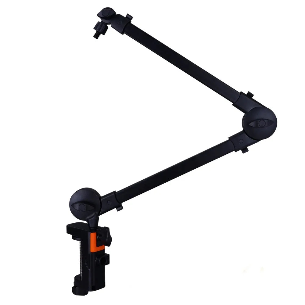 Microphone Boom Arm Mic Stand Desk Mounted 360° Rotation Sturdy Universal for Video Gaming Studio Audio Mic Stand Accessories
