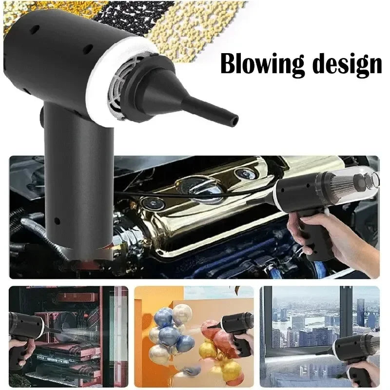 ‌Handheld Car Vacuum Cleaner - Portable Wet/Dry Vacuum, Blower for Home Auto Pet Cleaning High-Power Vacuum Cleaner for Cars