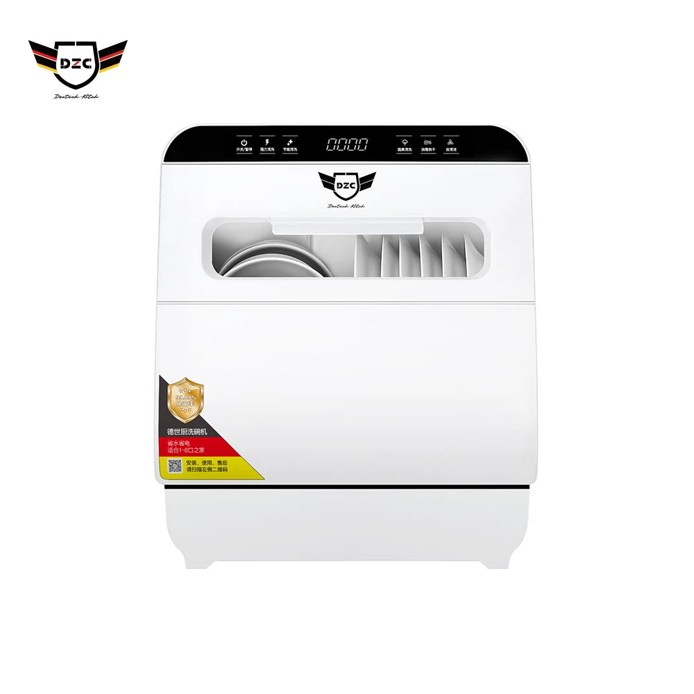 Dish Washer Machine for Home Factory Hot Sale Ptc Hot Dorms RVs Portable Compact Countertop Dishwasher Q8