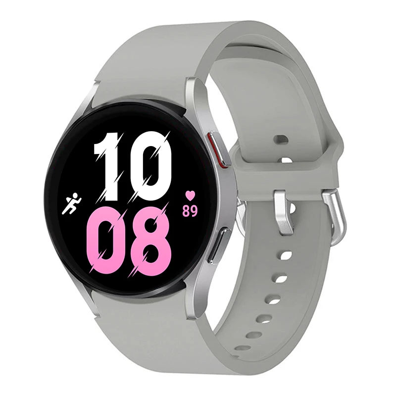 Strap For Samsung Galaxy Watch 6/4/7 44mm 40mm/5 Pro 45mm wristband 20mm Silicone Bracelet Galaxy Watch 6 classic 43mm 47mm Band