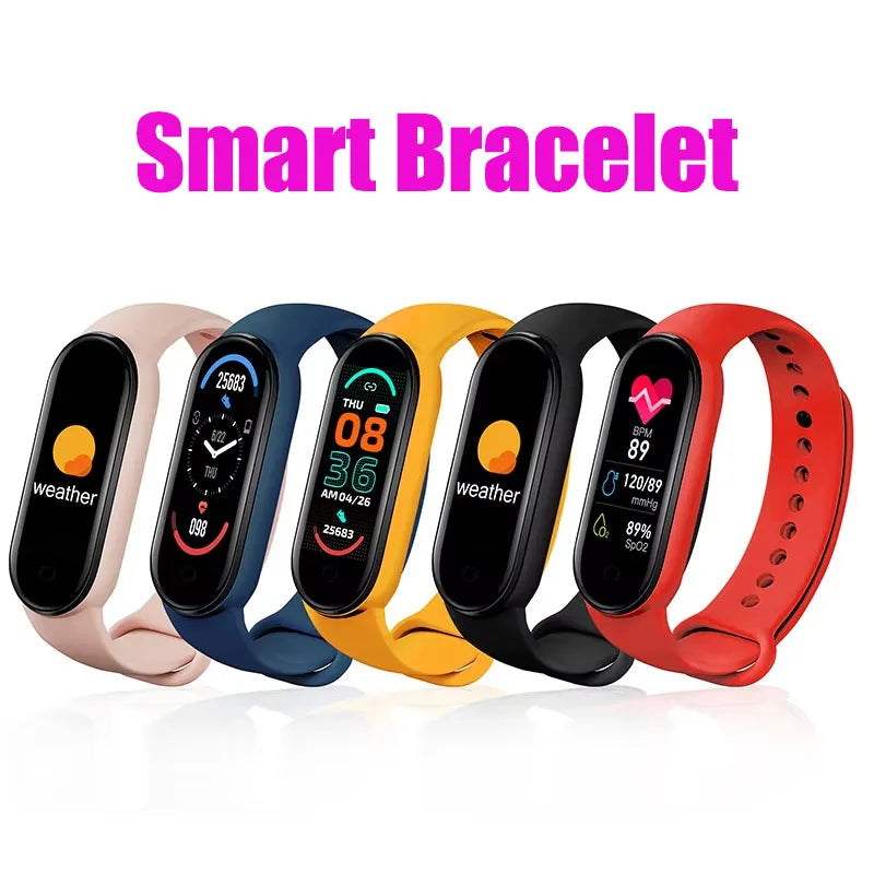 New Smart Bracelet Men Women Fitness Tracker Smartwatch Blood Pressure Heart Rate Monitor Band Smartbracelet For Android iOS