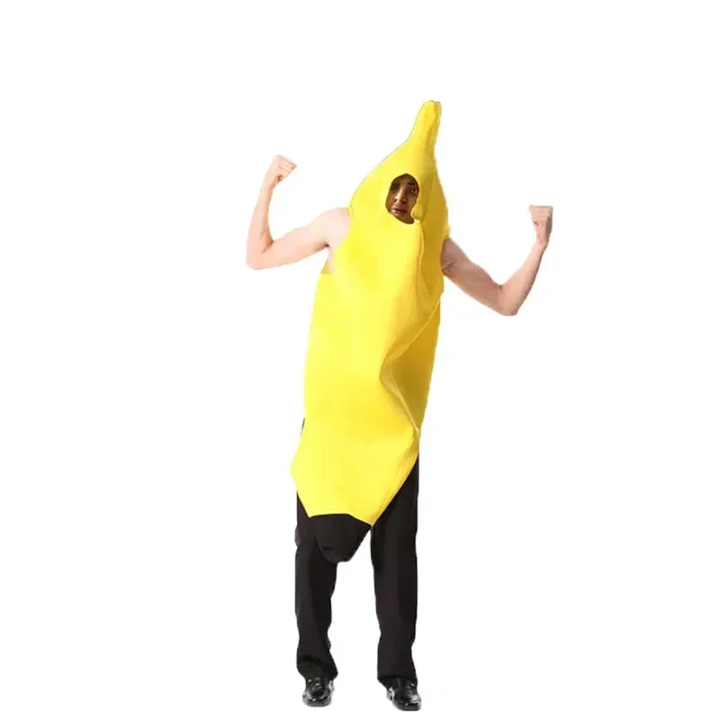 Halloween Costumes Children's Performance Costume Fruit Banana Costume Kindergarten Stage Performance Parent-Child Costume