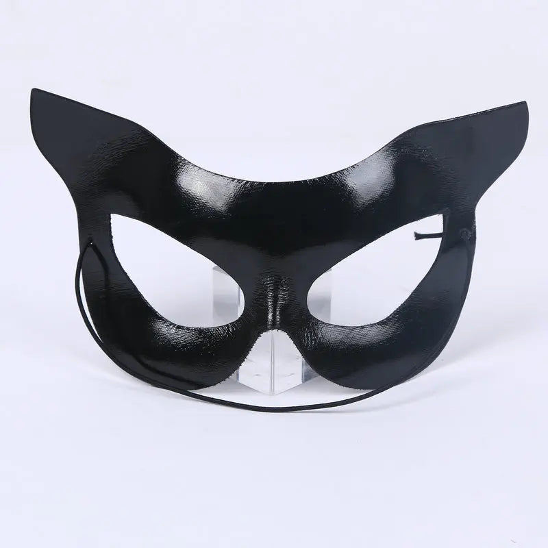 Halloween Costume Party Party Dress Up Props New Black Half Face Sexy Beauty Play Masks