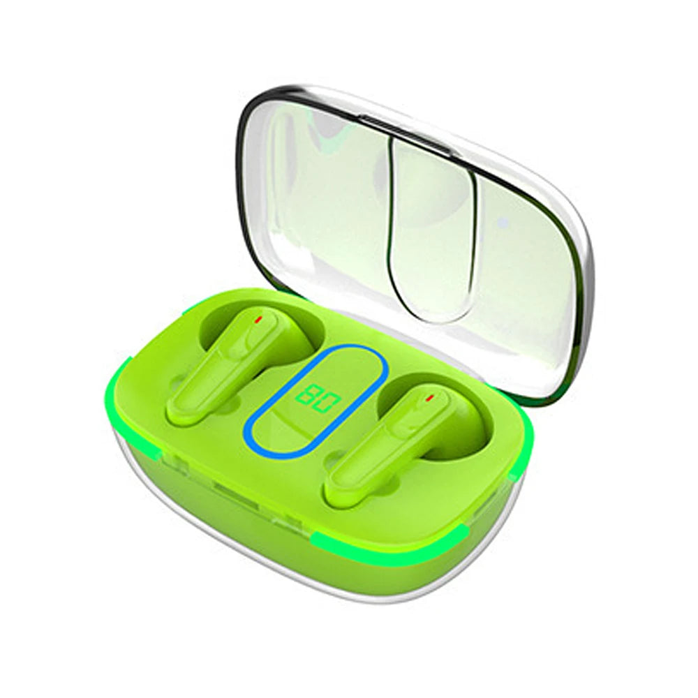 TWS Air Pro70 Wireless Bluetooth-compatible Headset with Mic LED Colorful Display Earbuds Wireless Charging Headphones for Phone