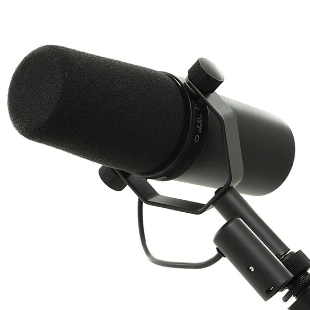 Cardioid Dynamic Microphone SM7B Sm7b 7B Studio Selectable Frequency Response Mic for Live Stage Recording Podcasting