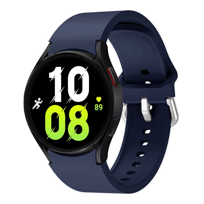 Strap For Samsung Galaxy Watch 6/4/7 44mm 40mm/5 Pro 45mm wristband 20mm Silicone Bracelet Galaxy Watch 6 classic 43mm 47mm Band