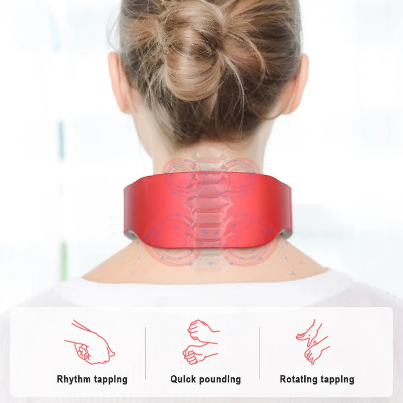 Electric Cervical Spine Massager 6 Models 9 Gears Neck Massage Vertebra Relax Automatic 4 Cervical Massage Machines