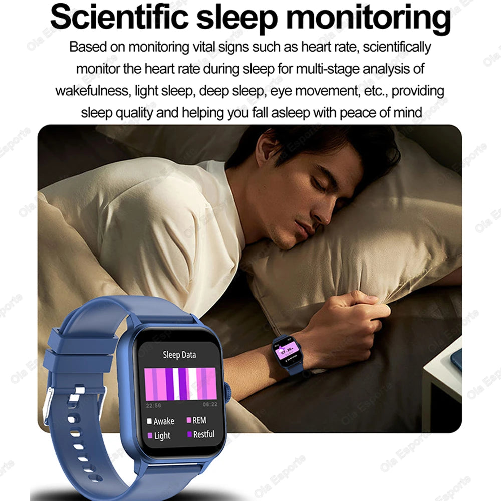 Smart watch, wireless calling /dial, multi -Sport mode,Suitable for men and women, sports watches, Custom Wallpaper,for iPhone/A