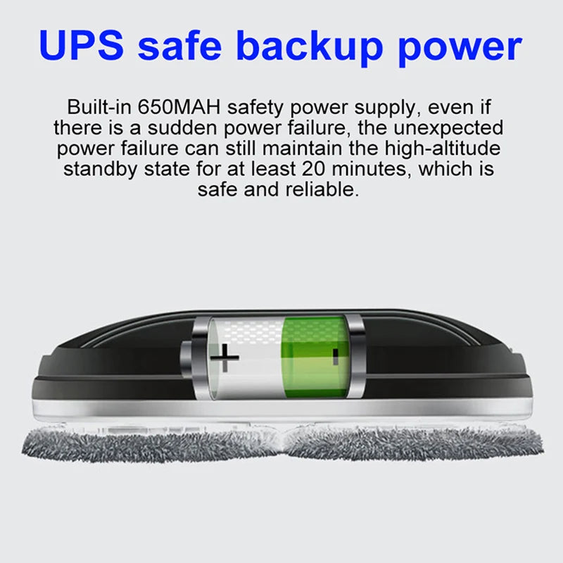 Purerobo W-R3S Window Cleaner Robot With APP & Remote Automatic Smart Water Spray Glass Electric Window Cleaning Robot For Home