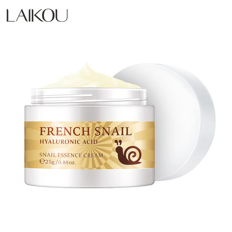 LAIKOU Snail Face Cream Hyaluronic Acid Hydrate Facial Day Cream Collagen Moisturizer Nourish Korea Nourish Skin Care