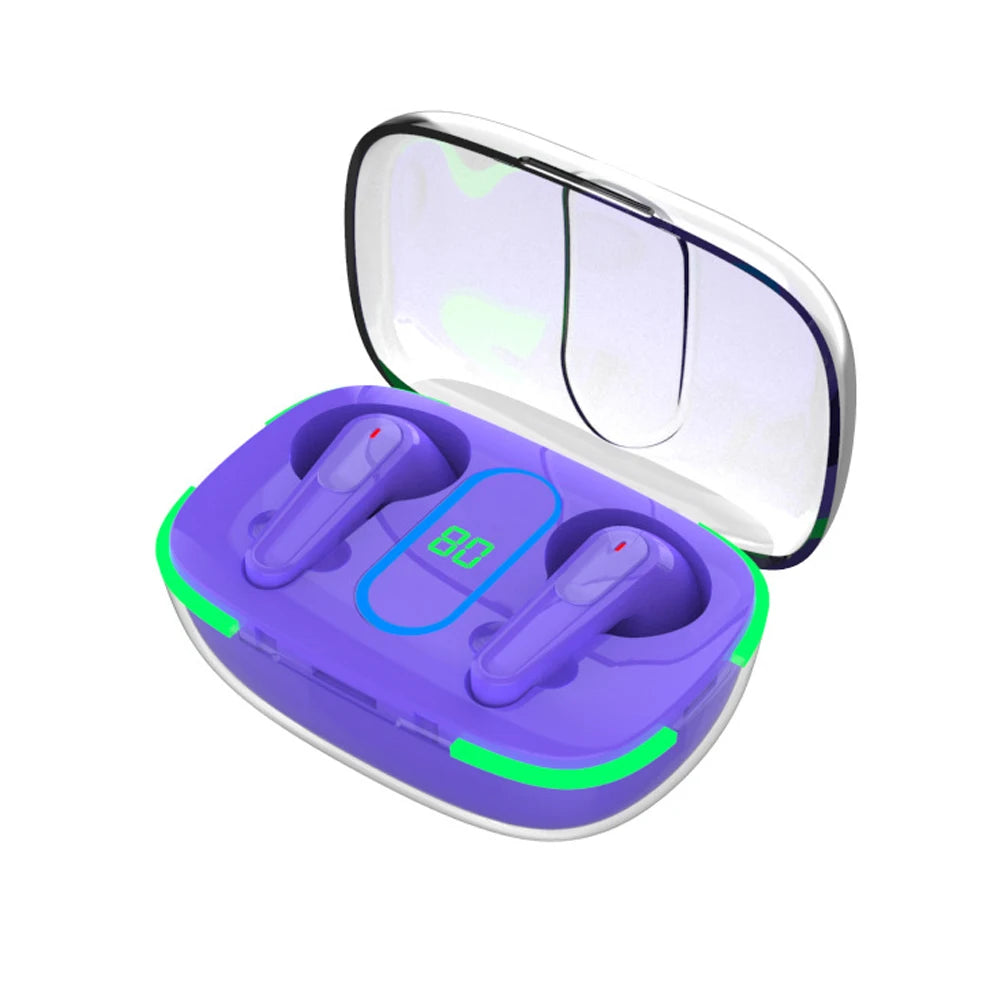 TWS Pro 70 Wireless Bluetooth-compatible Headset with Mic LED Display Earbuds Wireless Air Fone Bluetooth-compatible Earphones