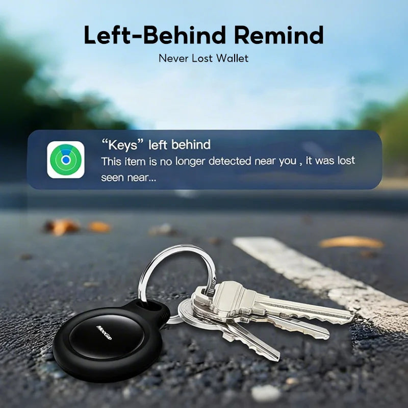 MeeGoo GPS Tracker Wireless Mini Anti Lost Alarm Key Finder with Bluetooth APP for iPhone Android Smart Tag Locator for Keys