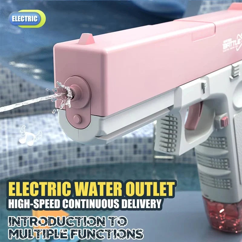 Electric Water Gun Toy Portable Automatic  Electric Burst Water Gun Kids Outdoor Water Toys