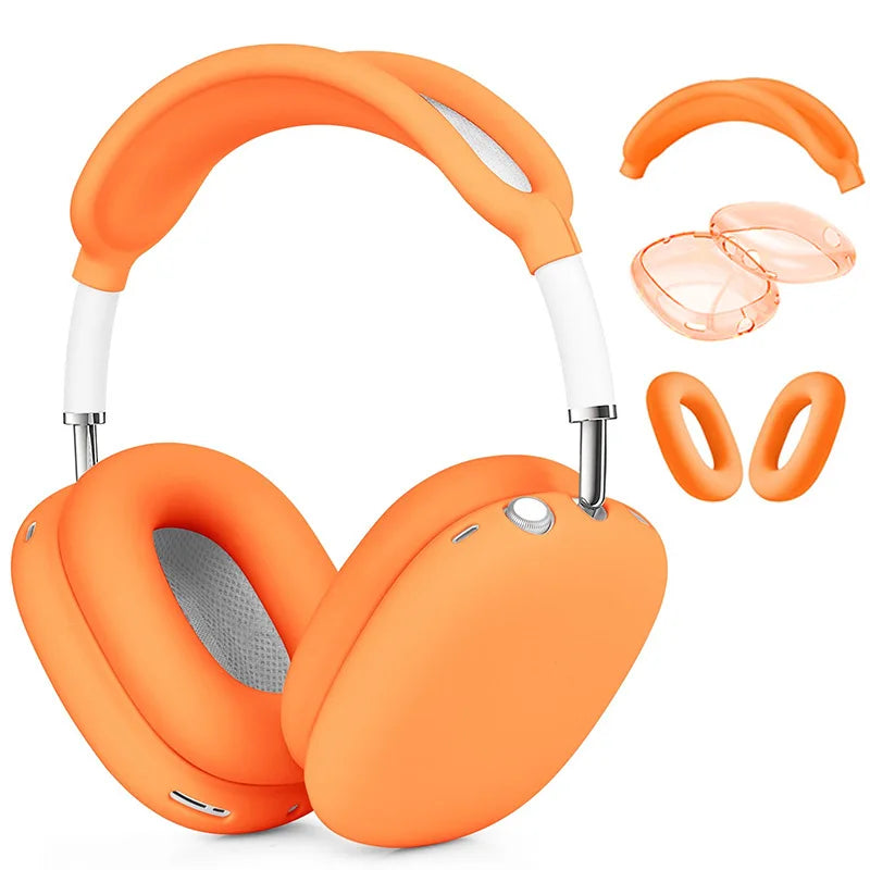 for 2024 AirPods Max2 New Headphone Protective Case 3 in 1 transparent TPU Silicone Case Anti-scratch For Airpods Max2 Protector