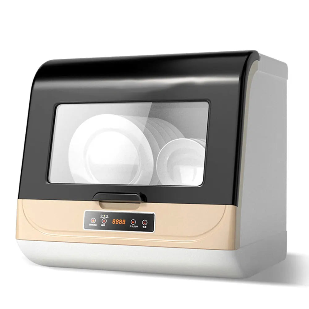 Smart Automatic Dishwasher Disinfection Drying Machine Household Small Dishes Washer Desktop Ultraviolet Sterilization