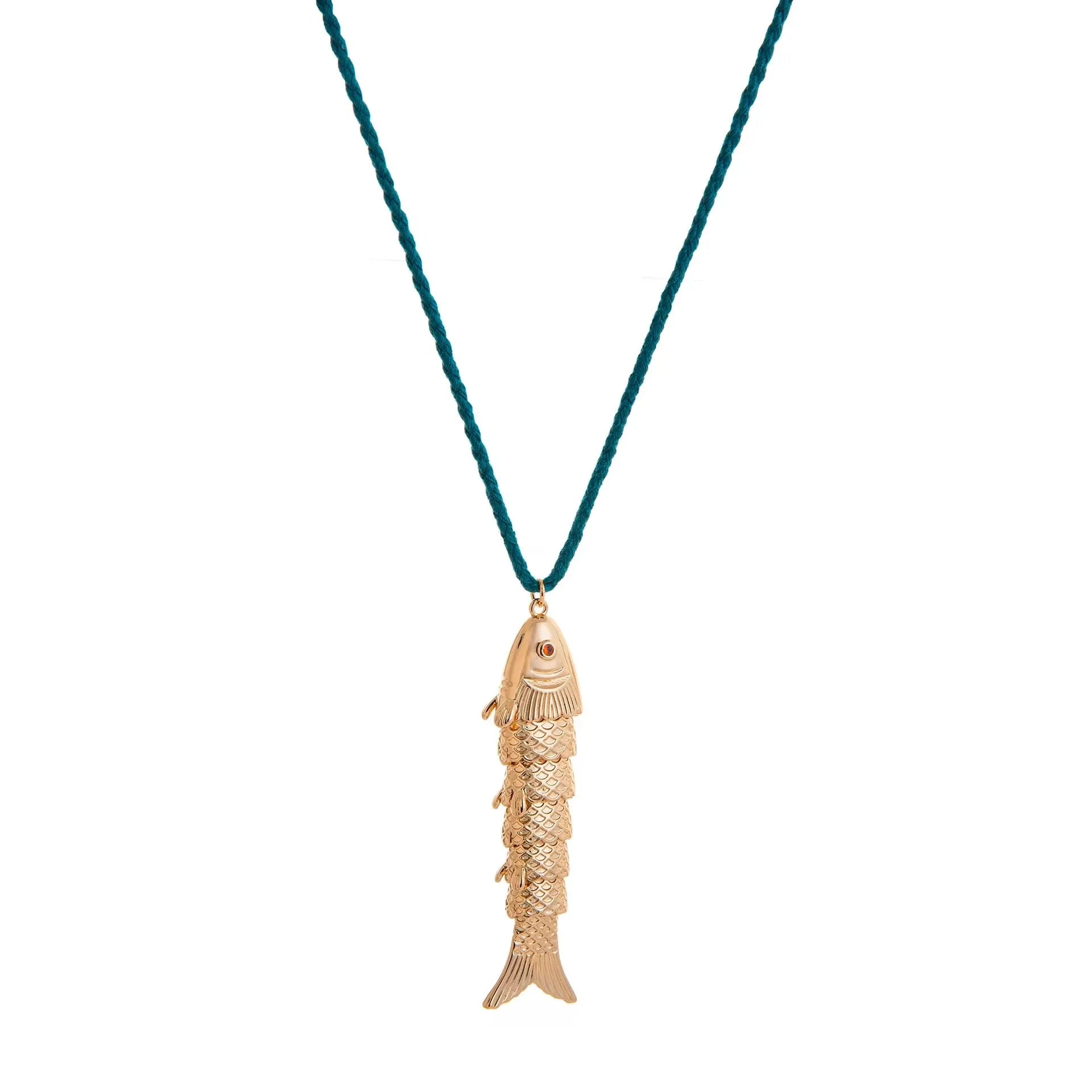 2025 New Necklace Fish Stainless Steel Trendy INS Crystal Metal Jewelry Rope Choker Women Accessories Gift Collar pez