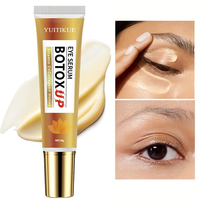 Honey eye cream with hyaluronic acid, collagen suitable for all skin types, moisturizing and firming, gentle and easy to absorb,