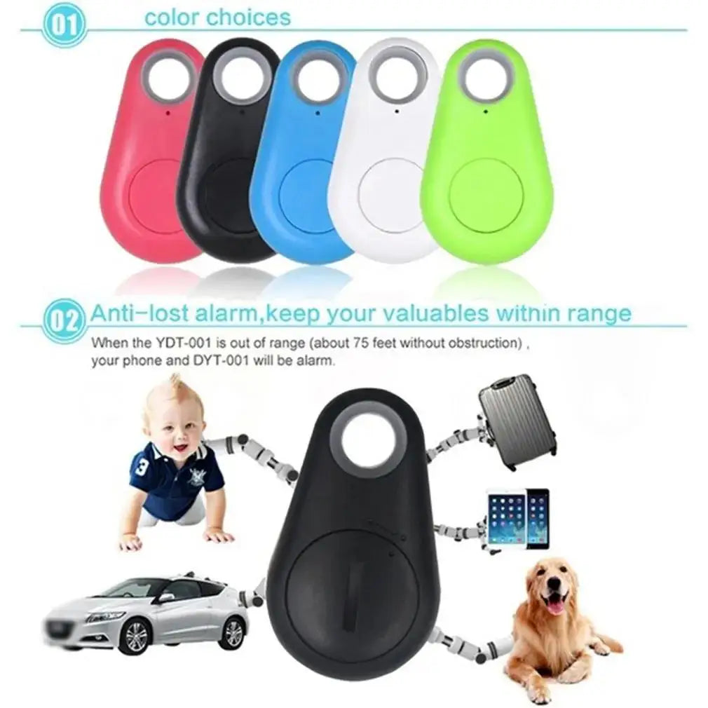 1-5pcs Mini GPS Tracker Bluetooth Tracker AntiLost Device Round Pet Kid Bag Wallet Tracking Smart Finder Locator For IOS Android
