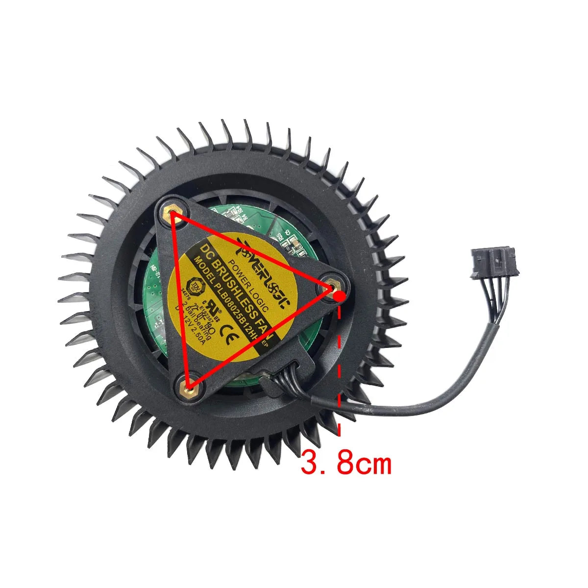 New For GIGABYTE GeForce RTX3080 3080ti 3090 4090 4090D TURBO Graphics Card Replacement Fan PLB08025B12HH