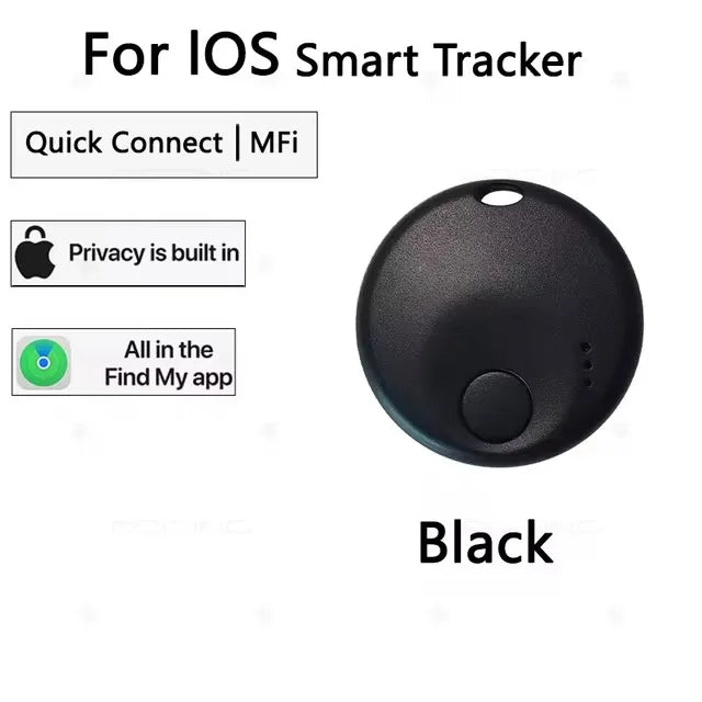 New Mini Smart Tag Bluetooth Tracker Works With Apple Find My iOS Only For Key Luggage Backpack Item Locator Device