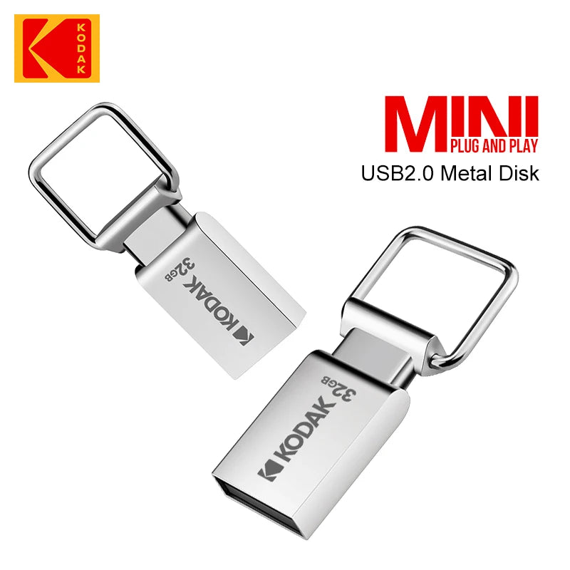 Kodak K112 USB Flash Drive 64GB Super Mini Pen Drive 64GB Pendrive Waterproof Dustproof USB Memory Stick for PC MacBook Car