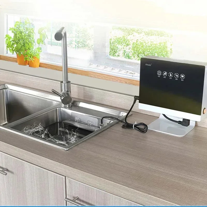 220V/110V Ultrasonic Dishwasher Home Appliance A5 Mini Dish Washing Machine Kitchen Countertop Small Washer Without Install