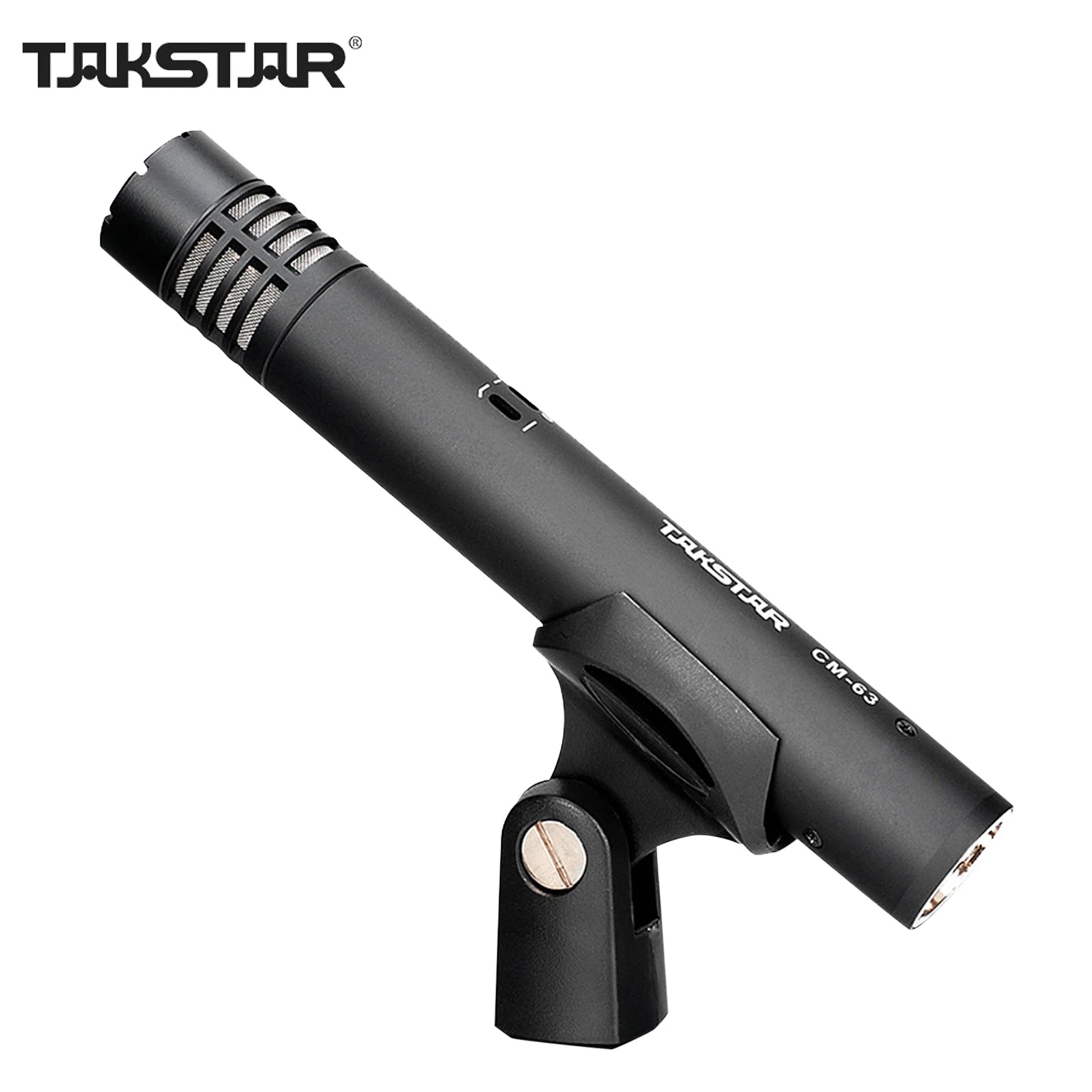 TAKSTAR CM-63 Professional Diaphragm Condenser Microphone Moisture Resistant XLR Cardioid Microphone for Studio Recording Mic