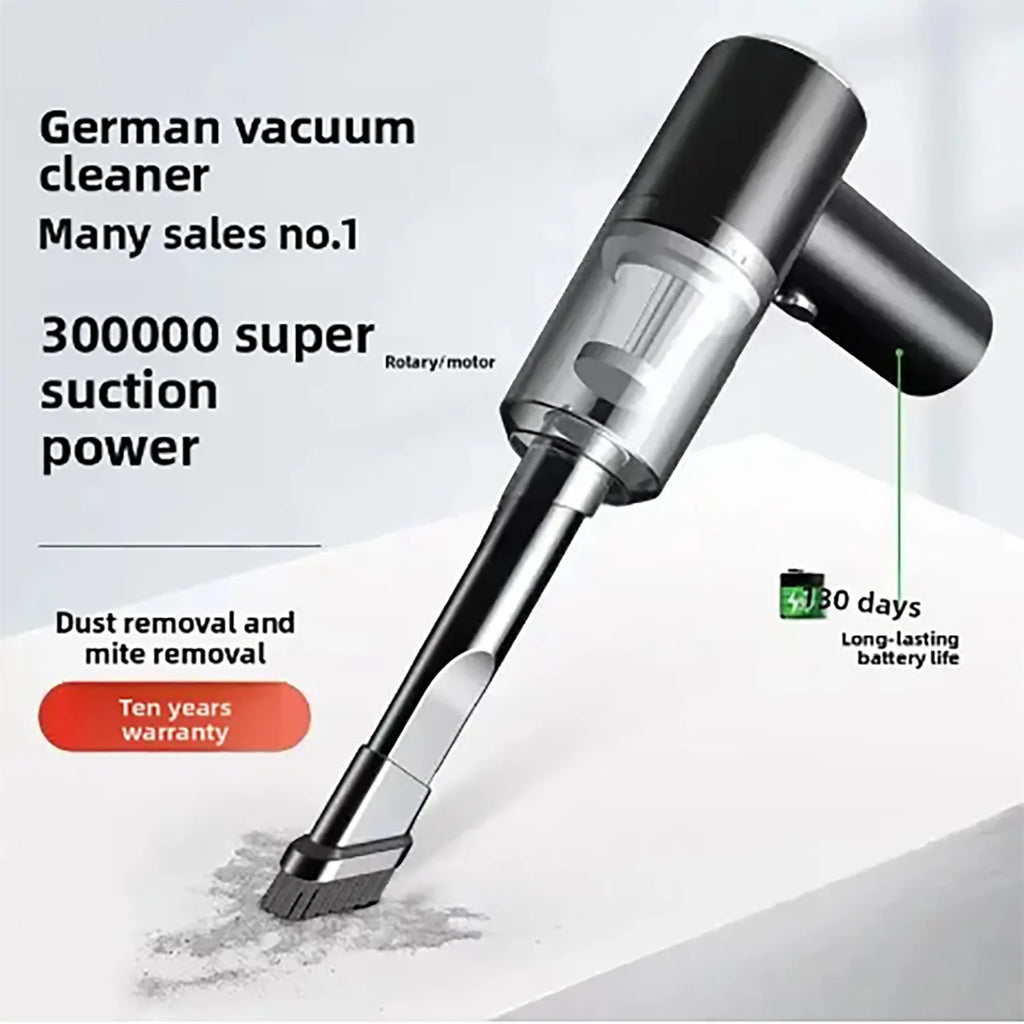 Car Vacuum Cleaner Handheld Auto Vacuum USB Charging Car Cleaner Small Car with Fully Automatic High Power Powerful Cleaning