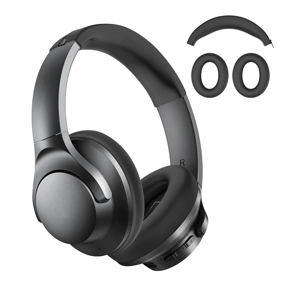 Suitable for Anker Soundcore Life Q20i Headset Silicone Protective Case Headband EarPads Protective Case Soft and skin friendly