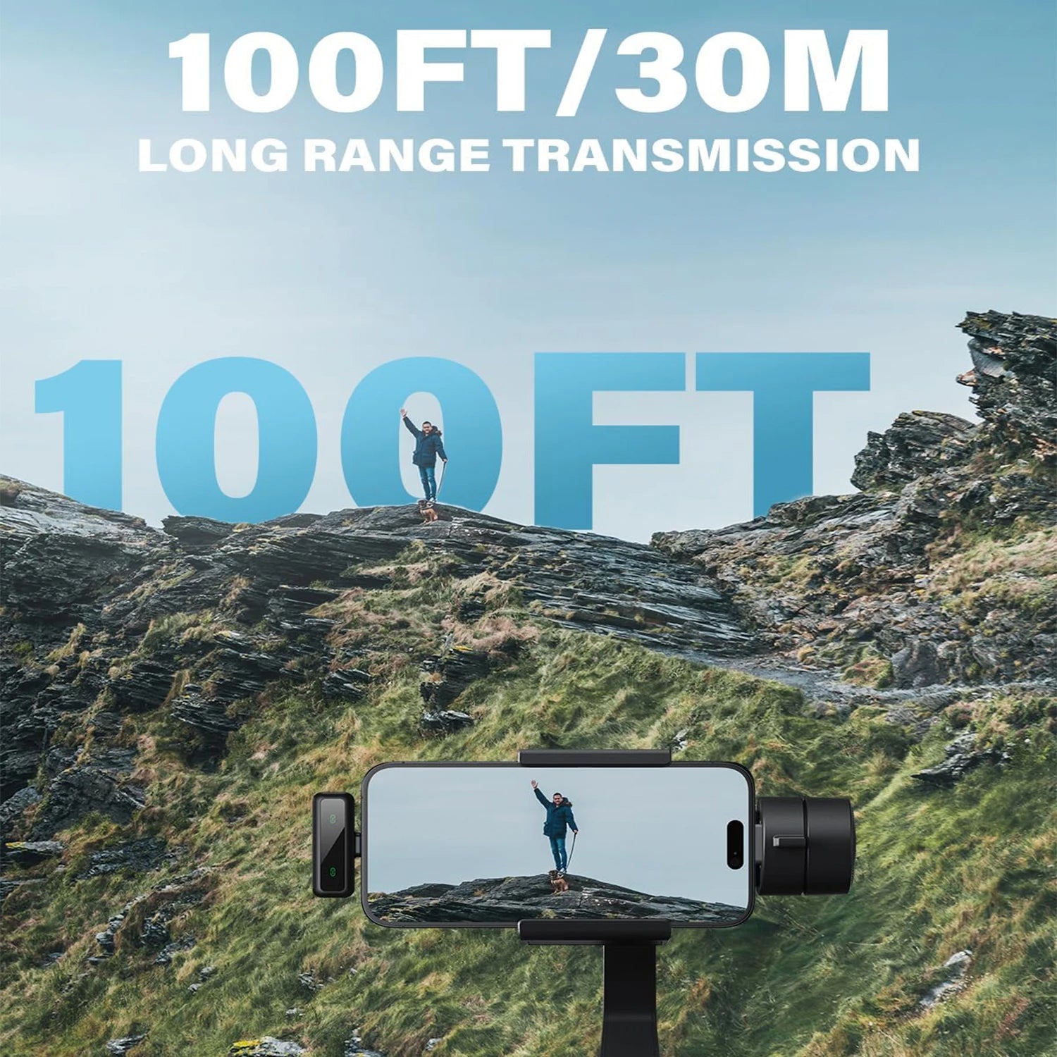 Wireless Lavalier Microphone For iPhone Android PC Audio Video Recording Noise Cancelling Clip-on Mics For Vlog Tiktok YouTube