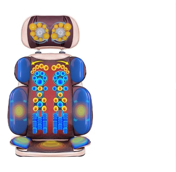 Shoulder and cervical vertebra massager instrument neck waist shoulder back lumbar functional whole body household chair cushion