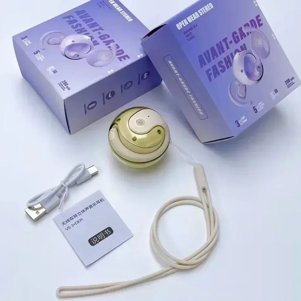 Wireless BT Earbuds Real-time Bluetooth Headphones High Quality Sound Sports In-Ear Monitors with Microphone