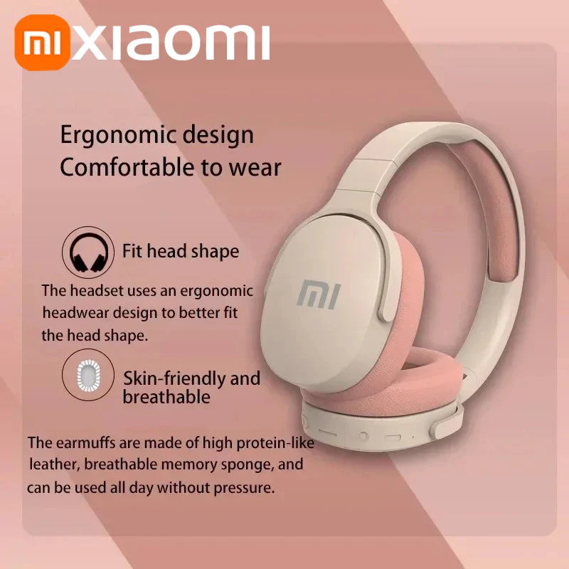 Xiaomi Fashion Wireless Bluetooth Headphones Ear HIFI Stereo Headsets True Sports With Earphones TF/AUX Music Player with Mic