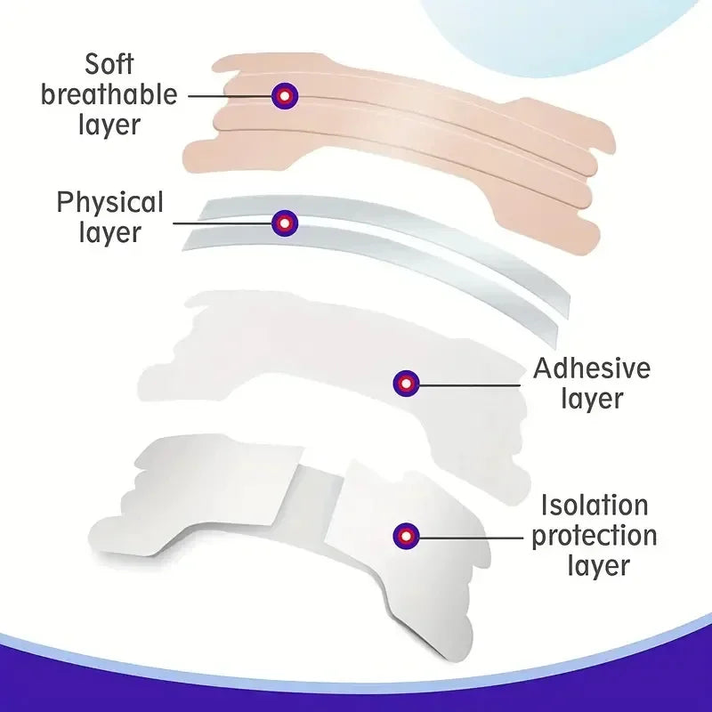 Breath Nasal Strips Right Aid Stop Snoring Nose Patch Good Sleeping Clear Pad Product Easier Better Easier Breathe Sleep Aid
