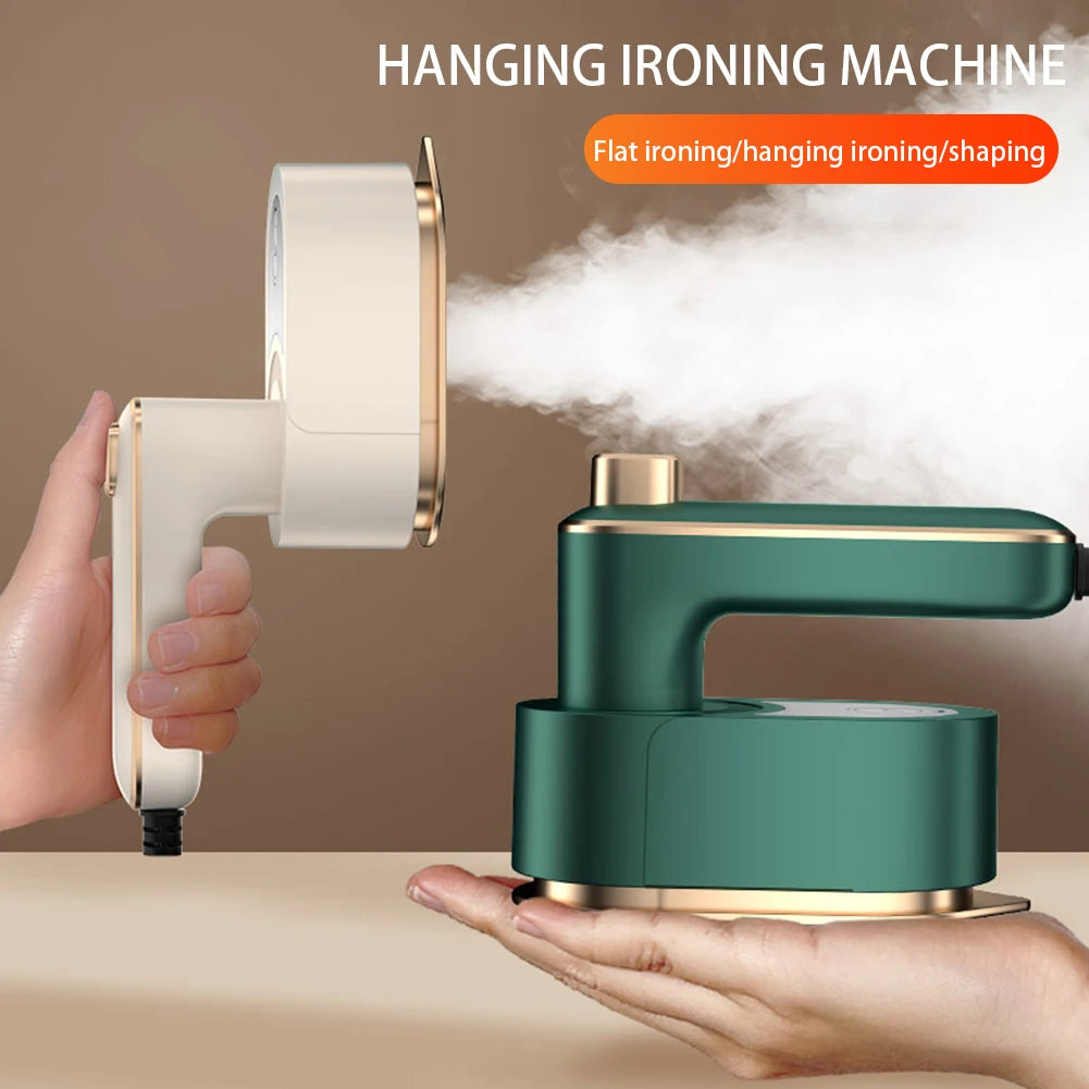 Wet/Dry Handheld Ironing Machine Mini Travel Iron for Clothes Portable Steams Iron with Dry Wet Ironing for Business Clothing