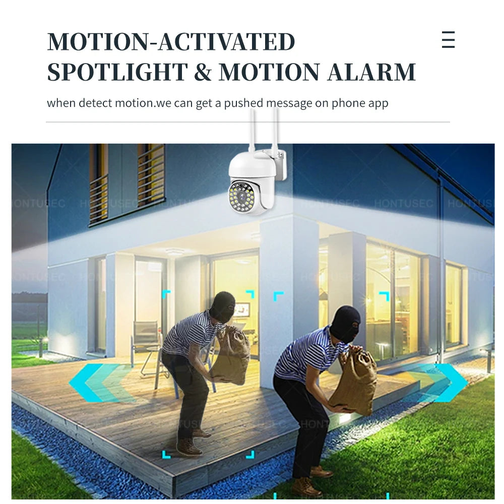 YI IOT 2.4G 5MP WiFi PTZ Camera Outdoor Security Wifi Camera Motion Detection Auto Tracking Two Way Audio Surveillance Camera