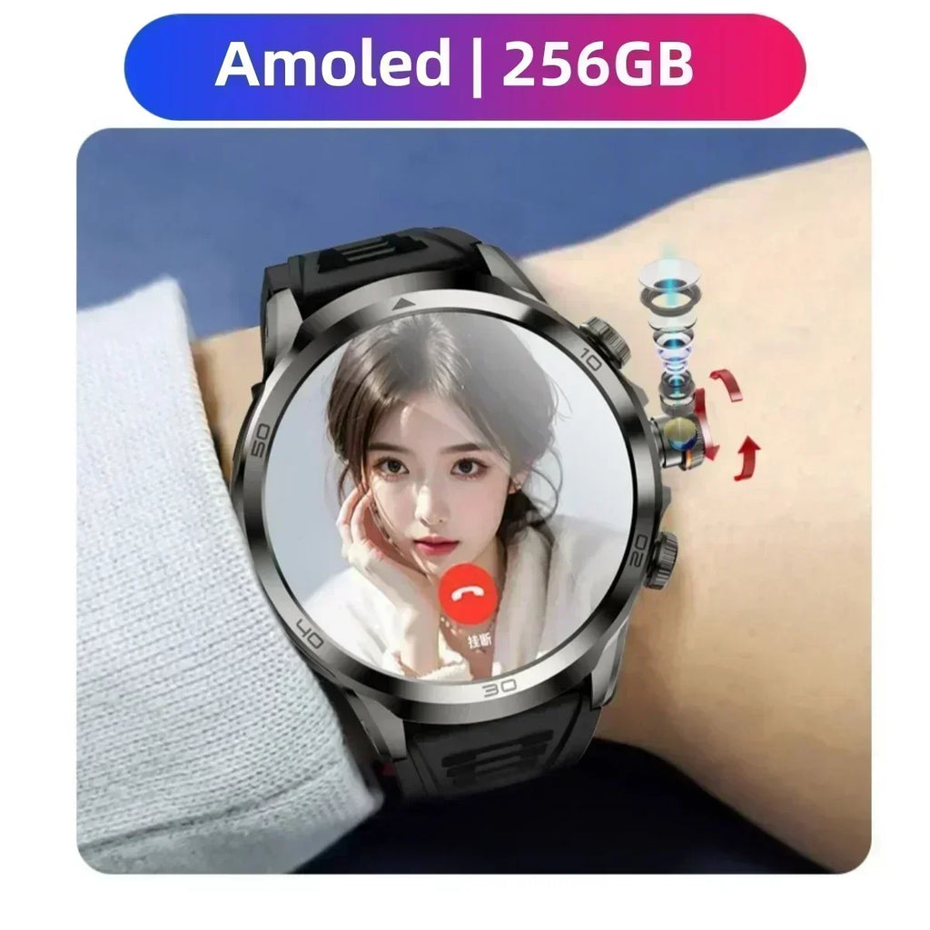 New H19 full network 4G/5G smart watch, 256GB ROM, SIM card inserted into WIFI 1.95-inch 720 * 720 widescreen rotating camera