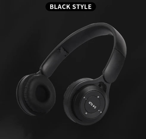 IGRARK Headband Bluetooth Headset Y08 Wireless Bluetooth Headset Portable Foldable Children Headset Yellow