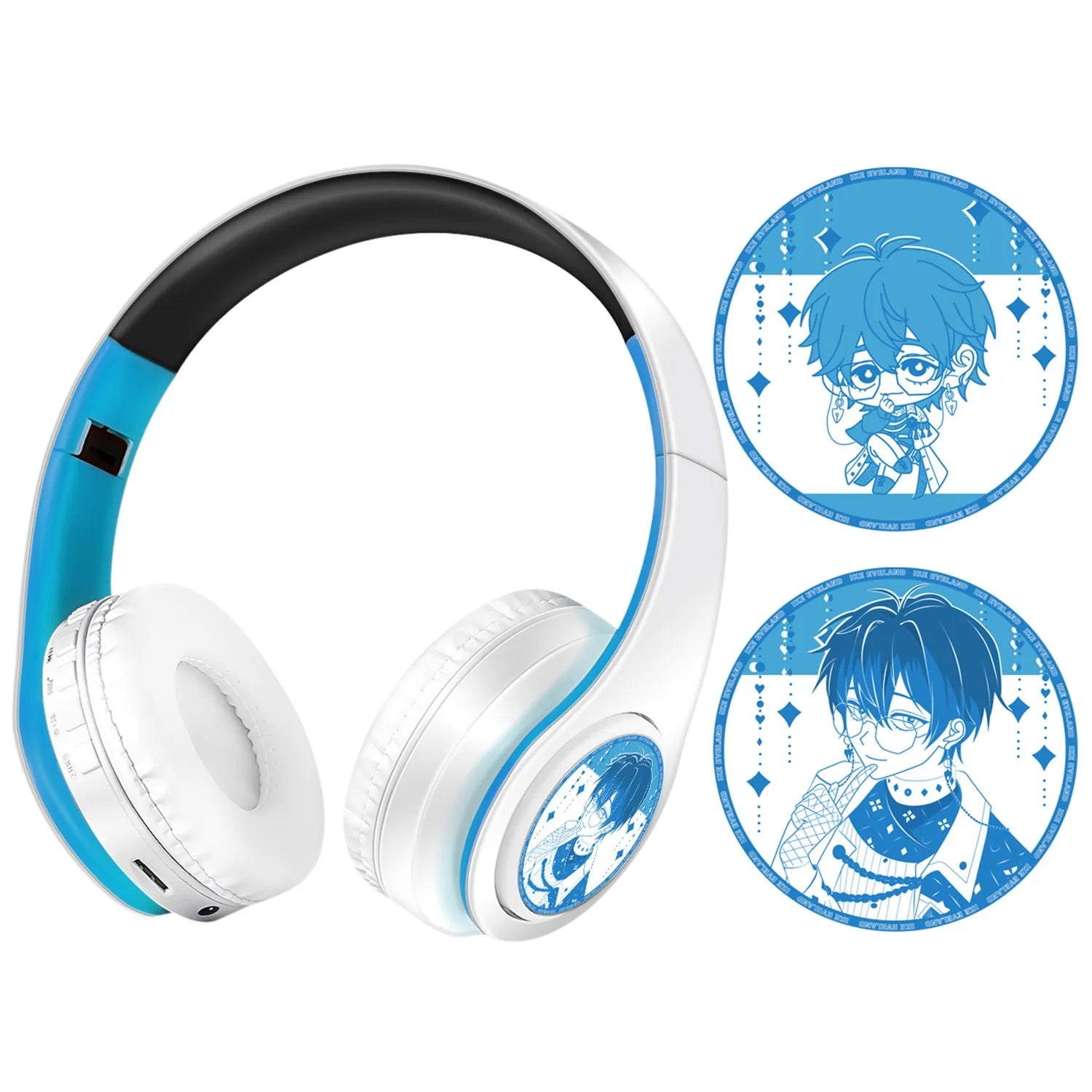 Anime Headset Miku Nakano Sanjiu Cosplay Stereo Wireless Headphone V5.0 Bluetooth Headset for PC mobile