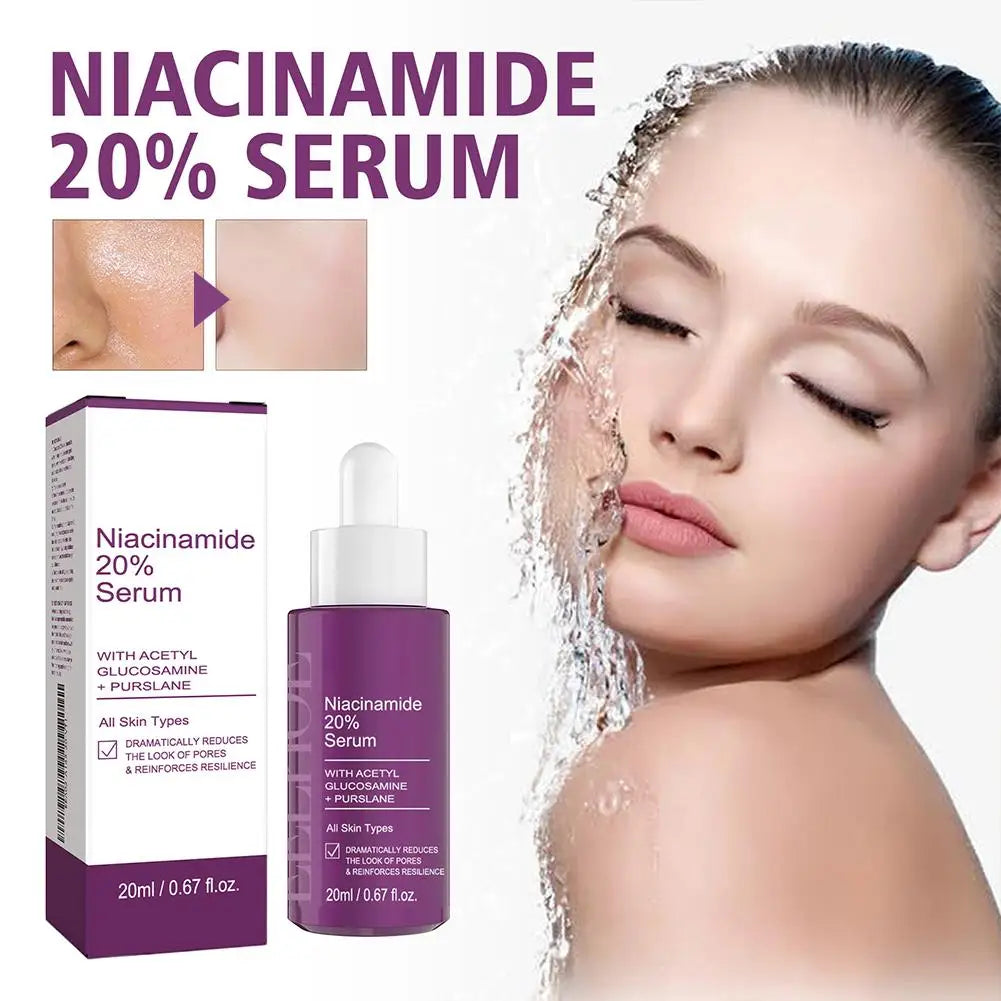 20% Niacinamide B3 Concentrated Serum for -Aging, Minimizing Large Pores & Discoloration, -Free, 0.67 Ounce Skin Care Blemish