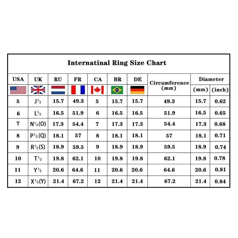 New Fashion Women's Wedding Ring Gorgeous Proposal  Brilliant Cubic Zirconia   Engagement Jewelry Wholesale