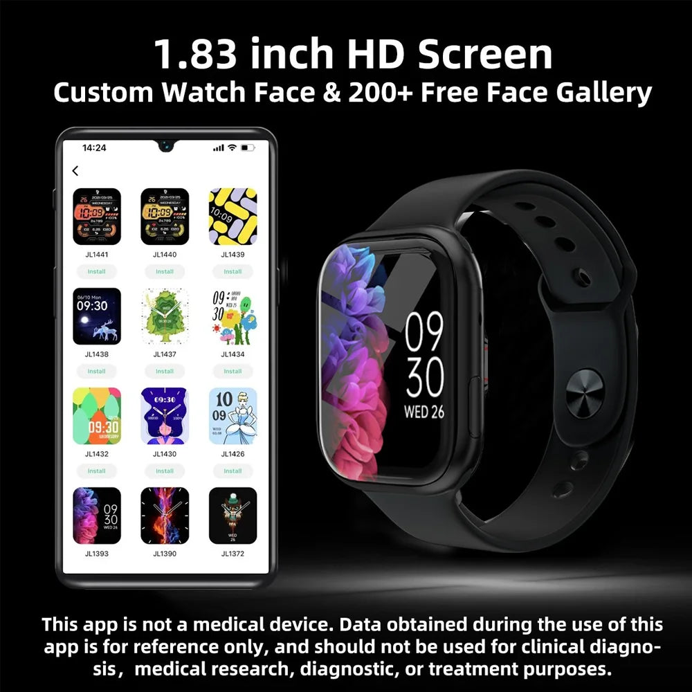 2025 Smart Watch New Original for Men Series 9 Phone Call Custom Watch Face Sport Waterproof Women Man Wearable