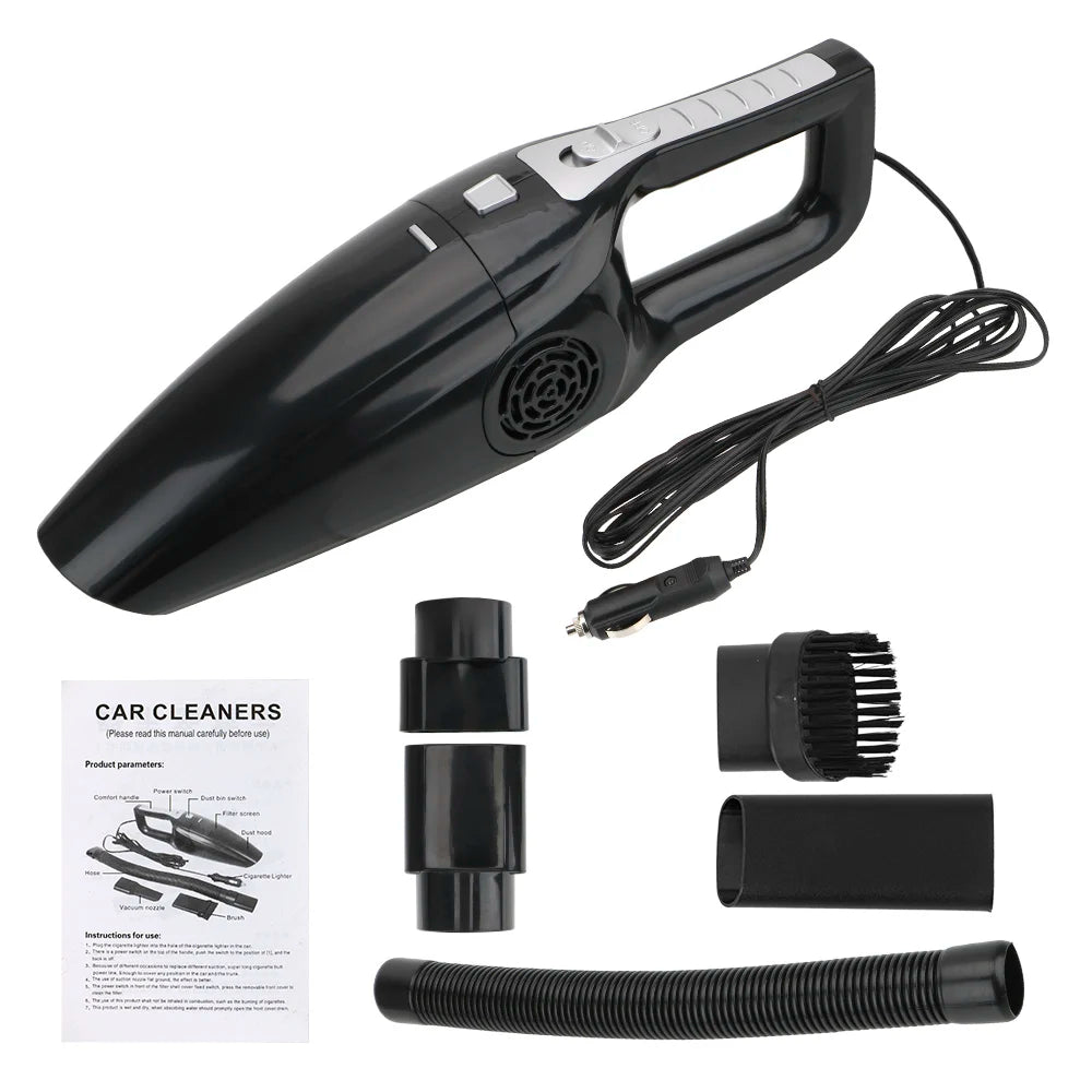 Wet And Dry dual-use Vacuum Cleaner Car Vacuum Cleaner High Suction Powerful Handheld Mini Vaccum Cleaners 12V 120W