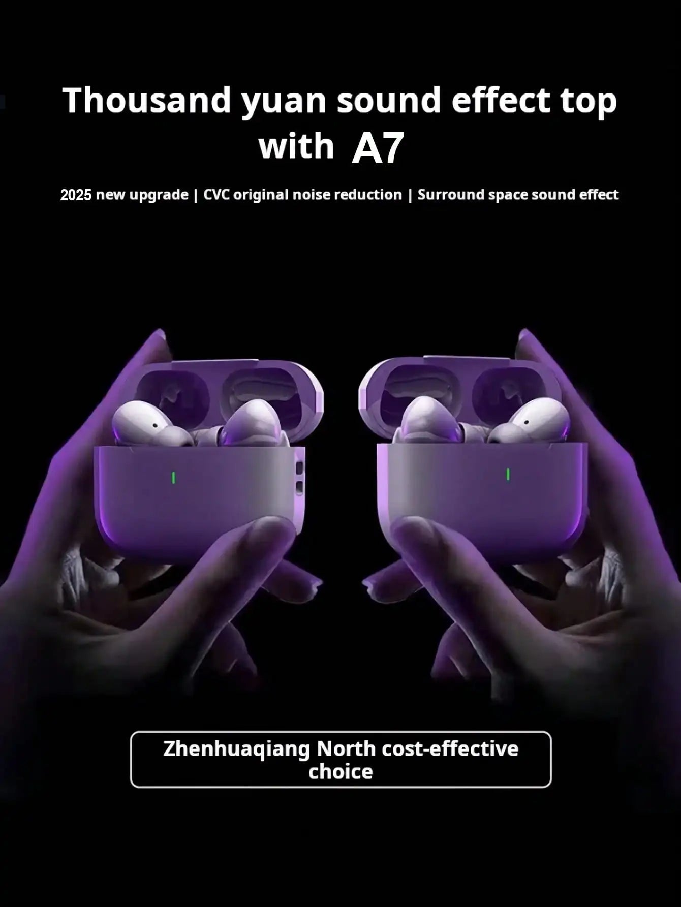 Airs Pro2 Bluetooth Headset Wireless Earphones TWS Earbuds With Siri Pop-up Window Waterproof Positioning Touch Control For Ios