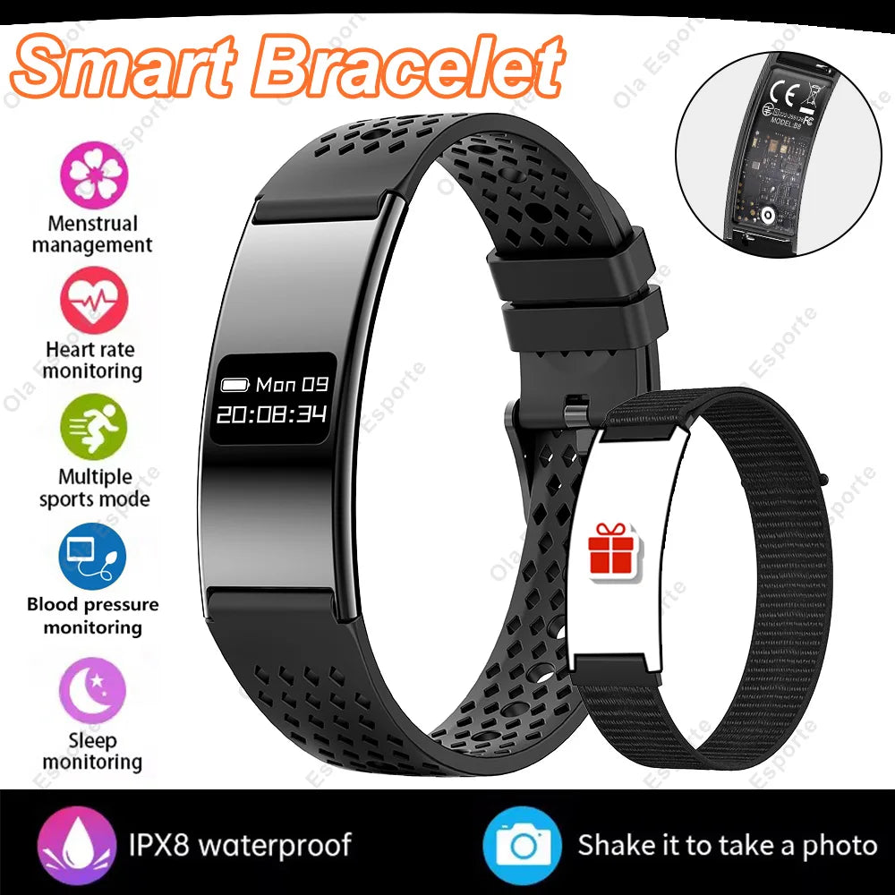 Sports Step Count Smart Bracelet 2026 New Men Women Health Monitoring Fitness Smart Watch Heart Rate Sleep Monitoring Smart Band